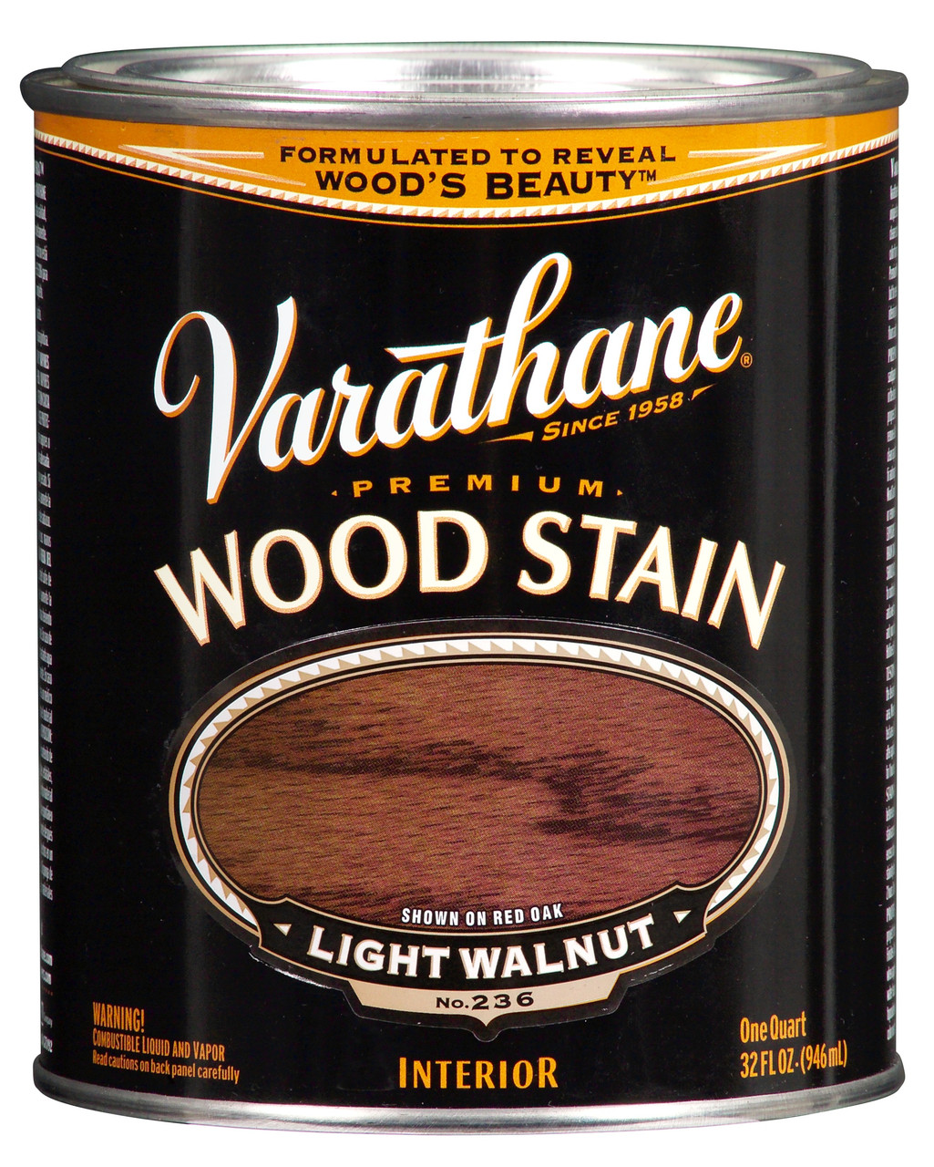 Пропитка для дерева на масляной основе Varathane Wood Stain (тонирующее масло для дерева) Цвет: Светлый орех - фото 1 - id-p33489032