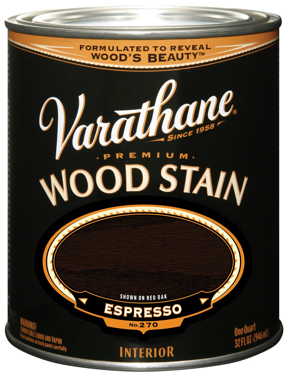 Пропитка для дерева на масляной основе Varathane Wood Stain (тонирующее масло для дерева) Эспрессо - фото 1 - id-p33489457