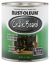 Краска(с эффектом грифельной доски) Chalkboard Черная