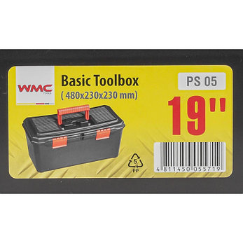Ящик пластмассовый 19", 480x230x230мм WMC TOOLS WMC-PS.05, фото 2