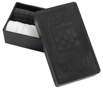 Шашки (в пласт. коробке) без доски РФ , арт.104