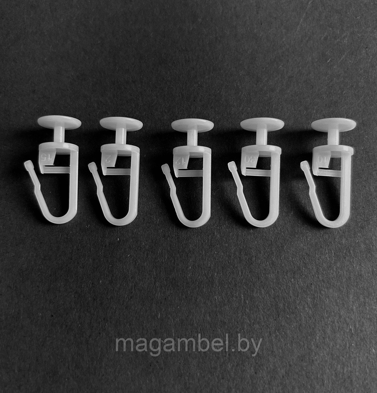 Крючок " Гвоздик" для пластикового карниза