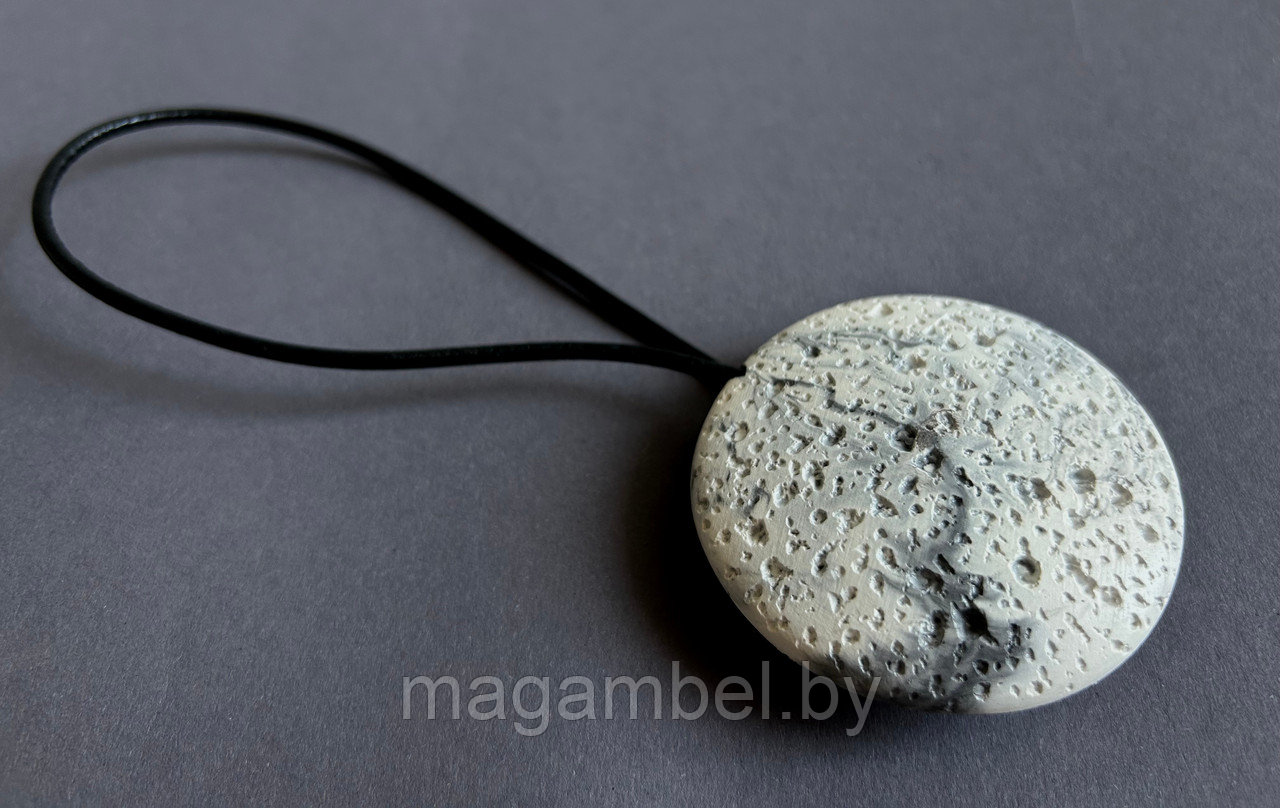 Магнитная клипса "Луна" цвет черный мрамор