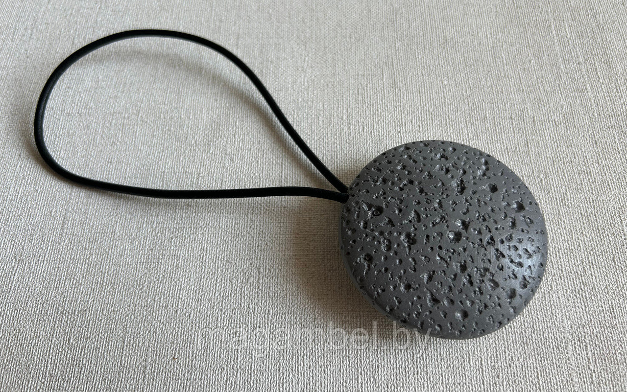 Магнитная клипса "Луна" цвет темно-серый