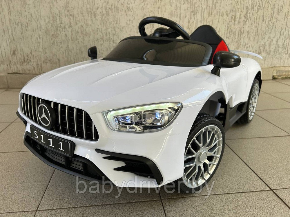 Детский электромобиль Baby Driver S111 (белый) Mercedes-Benz AMG GT