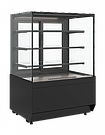 Кондитерская витрина Сarboma Cube KC70 VM 0,9-1 LIGHT (версия 2.0) +6...+12 черная, фото 2