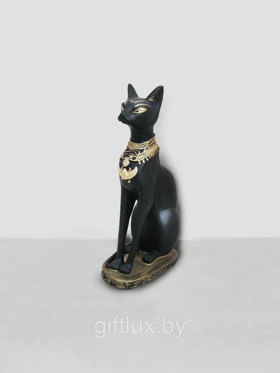 Кот египетский сувенир,гипс, 16*30 см