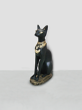Кот египетский сувенир,гипс, 16*30 см