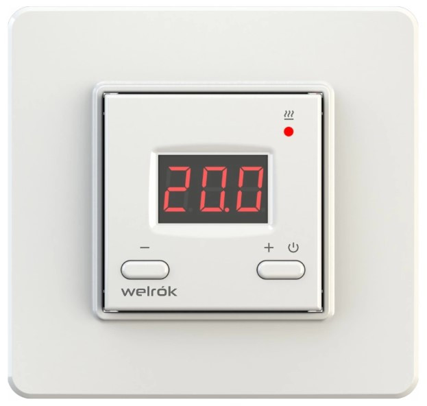 Терморегулятор Welrok st, для теплого и водяного пола, 3 кВт