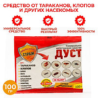 Дуст 100гр от тараканов, клопов "Бдительный Страж"