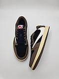 Кроссовки мужские Nike Air Jordan 1 Retro Low OG SP Travis Scott/большие размеры/демисезонные / повседневные, фото 2