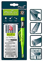 Набор строительный карандаш Pica Dry Longlife с грифелями-стержнями 30403