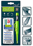 Набор строительный карандаш Pica Dry Longlife с грифелями-стержнями 30404