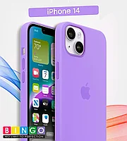 Чехол - бампер для Apple iPhone 14, Bingo Silicone Case, виноградный 559007