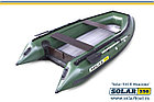 Лодка надувная моторная solar-350 к (максима) Зеленый, фото 2