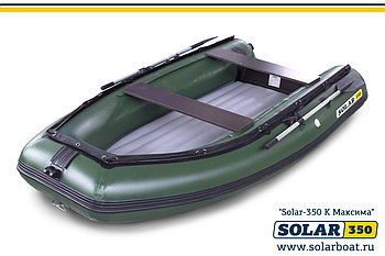 Лодка надувная моторная solar-350 к (максима) Зеленый