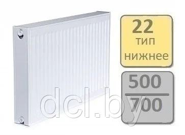 Стальной панельный радиатор Lemax Valve Compact тип 22-500 700