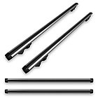 Багажник Евродеталь на рейлинги Daewoo Nubira, универсал, 2004-2008, аэродуги, фото 7