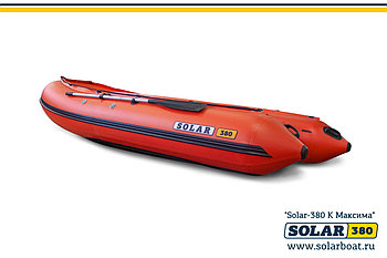 Лодка надувная моторная solar-380 к (максима) Оранжевый
