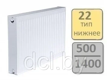 Стальной панельный радиатор Lemax Valve Compact тип 22-500 1400