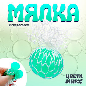 Антистресс мялка с гидрогелем, 5см, МИКС 3544709