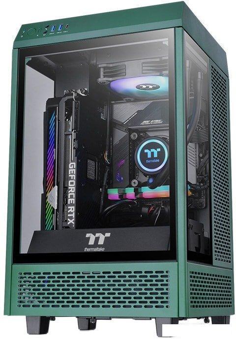 Корпус Thermaltake The Tower 100 Mini Racing Green CA-1R3-00SCWN-00