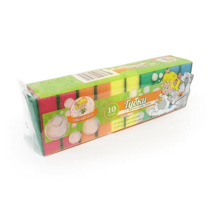 Губка для посуды Умничка Maxi 10 шт