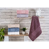 Полотенце махровое для лица 50х90 розовое NURPAK 218, фото 3