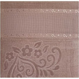 Махровое полотенце для лица 50х90 темно-розовое NURPAK 211, фото 2