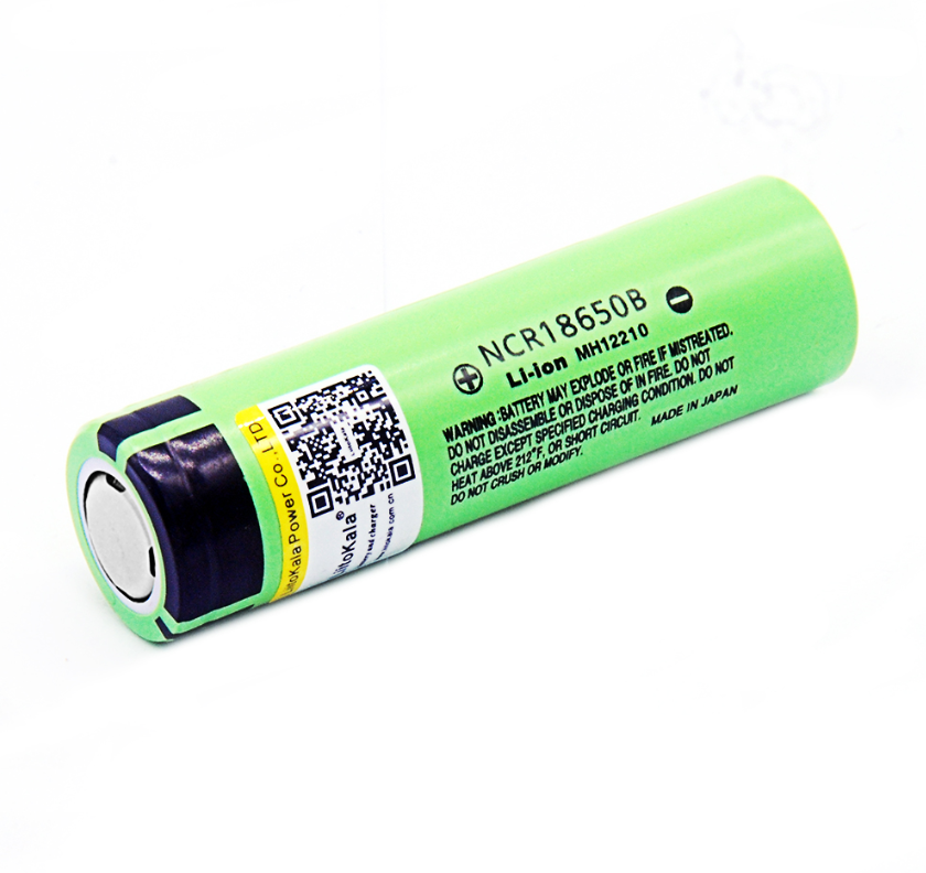 Аккумулятор 18650 3400mAh - LiitoKala 34B (NCR18650B), 3.7v, 6A, Li-Ion, плоский +