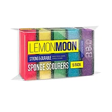 Губки для посуды Lemon Moon 96х64х27 мм 5 шт