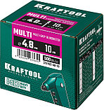 KRAFTOOL Multi (Al5052), 4.8 x 10 мм, 500 шт, многозажимные алюминиевые заклепки (311702-48-10), фото 2