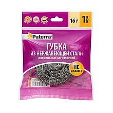 Металлическая губка для посуды Paterra Спираль 16 г 1 шт