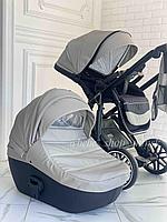 Новинка 2024 года Детская коляска для новорожденных Luxmom F2 (2в1) экокожа NEW