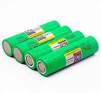 Аккумулятор 18650 2500mAh высокотоковый - LiitoKala 25R (INR18650-25R), 3.7v, 20A, Li-Ion, плоский +