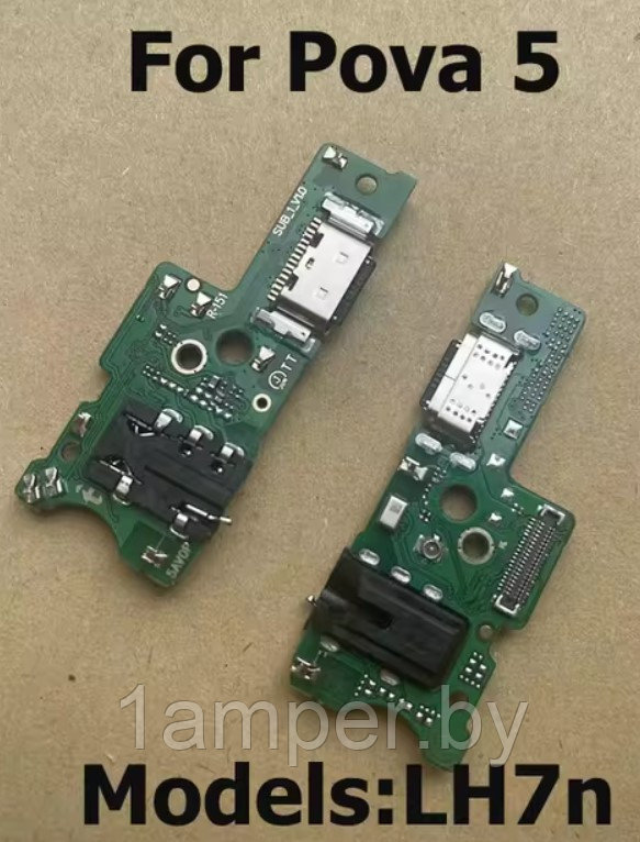 Плата нижняя Original с разъемом зарядного, микрофоном Tecno Pova 5 LH7n
