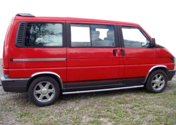Хромированные накладки на арки  VW T4