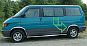 Хромированные накладки на арки  VW T4, фото 3