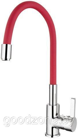 Смеситель Ledeme H98 L4898-1 (красный/хром)