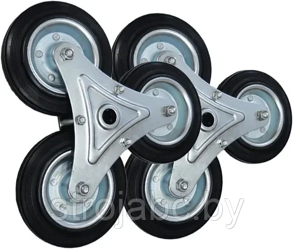 Комплект колёс d160мм, лестничный блок (2 шт).