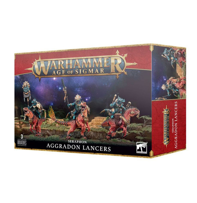 Warhammer: Серафон Уланы Агградона / Seraphon: Aggradon Lancers (арт. 88-18)