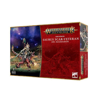 Warhammer: Серафон Ветеран со Шрамом Сауруса на Агградоне / Seraphon: Saurus Scar-Veteran On Aggradon (арт., фото 2
