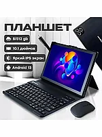 Планшет андроид 13 Temirgereev TG30 с клавиатурой, игровой 8/512GB