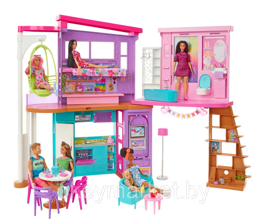 Игровой набор Дом для кукол Barbie Малибу HCD50