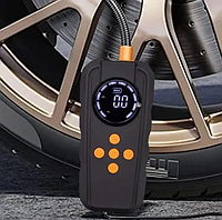 Пуско-зарядное устройство с ЖК дисплеем / Автомобильный компрессор с функцией PowerBank и LED фонариком