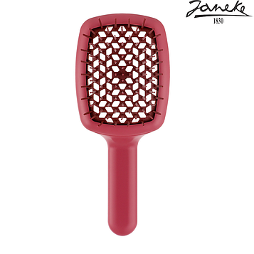 Расческа Janeke Curvy M, 21 × 8,5 × 4 см Розовая