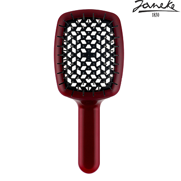 Расческа Janeke Curvy M, 21 × 8,5 × 4 см Красная