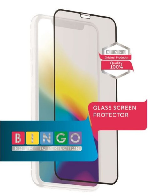 Защитное стекло Bingo Full Silkprint для APPLE iPhone X/XS/11 Pro, черное 559103
