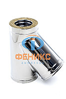 Тройник сэндвич 2ТР 45 (AISI 430/1 мм) 115/200