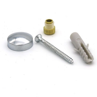 Крепление зеркала и стекла на отверстие 20 мм КЗС1328-20 хром